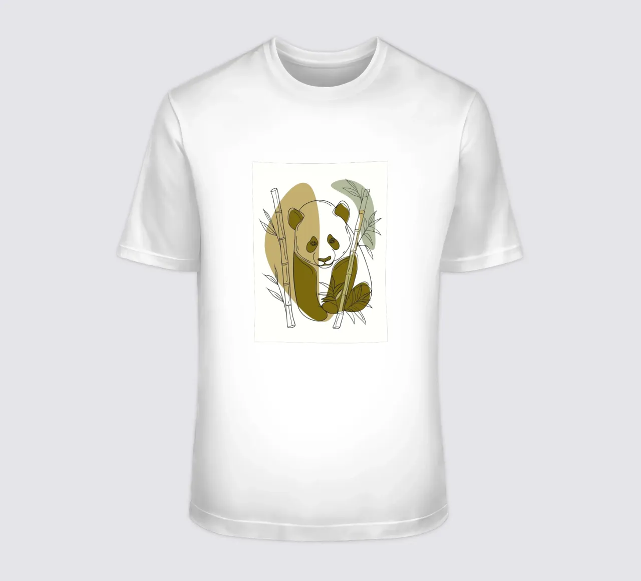 Panda e bambù t-shirt da RELAXING TOUCH