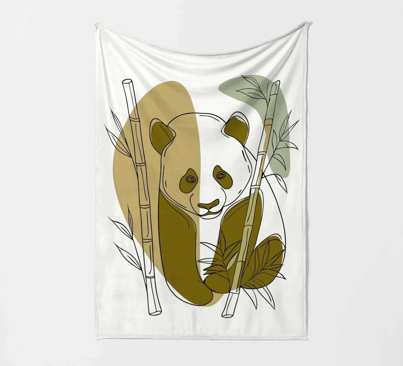 Panda and Bamboo coperta in pile da RELAXING TOUCH