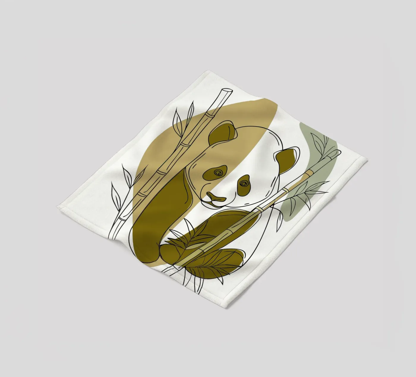 Panda and Bamboo coperta in pile da RELAXING TOUCH