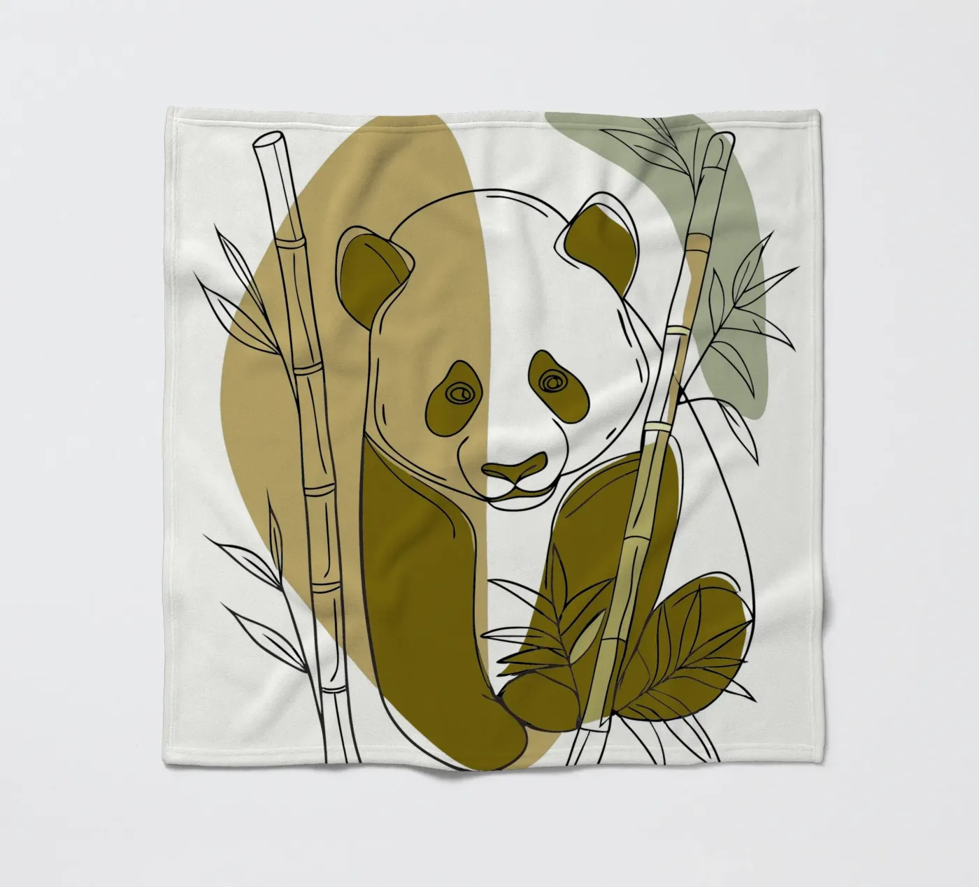 Panda and Bamboo coperta in pile da RELAXING TOUCH