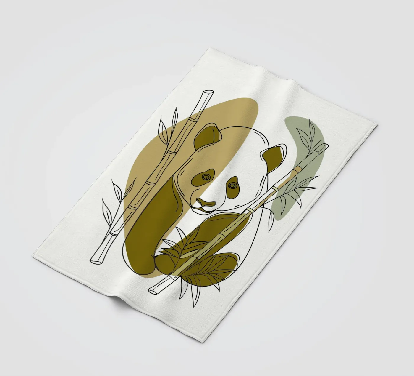 Panda and Bamboo coperta in pile da RELAXING TOUCH