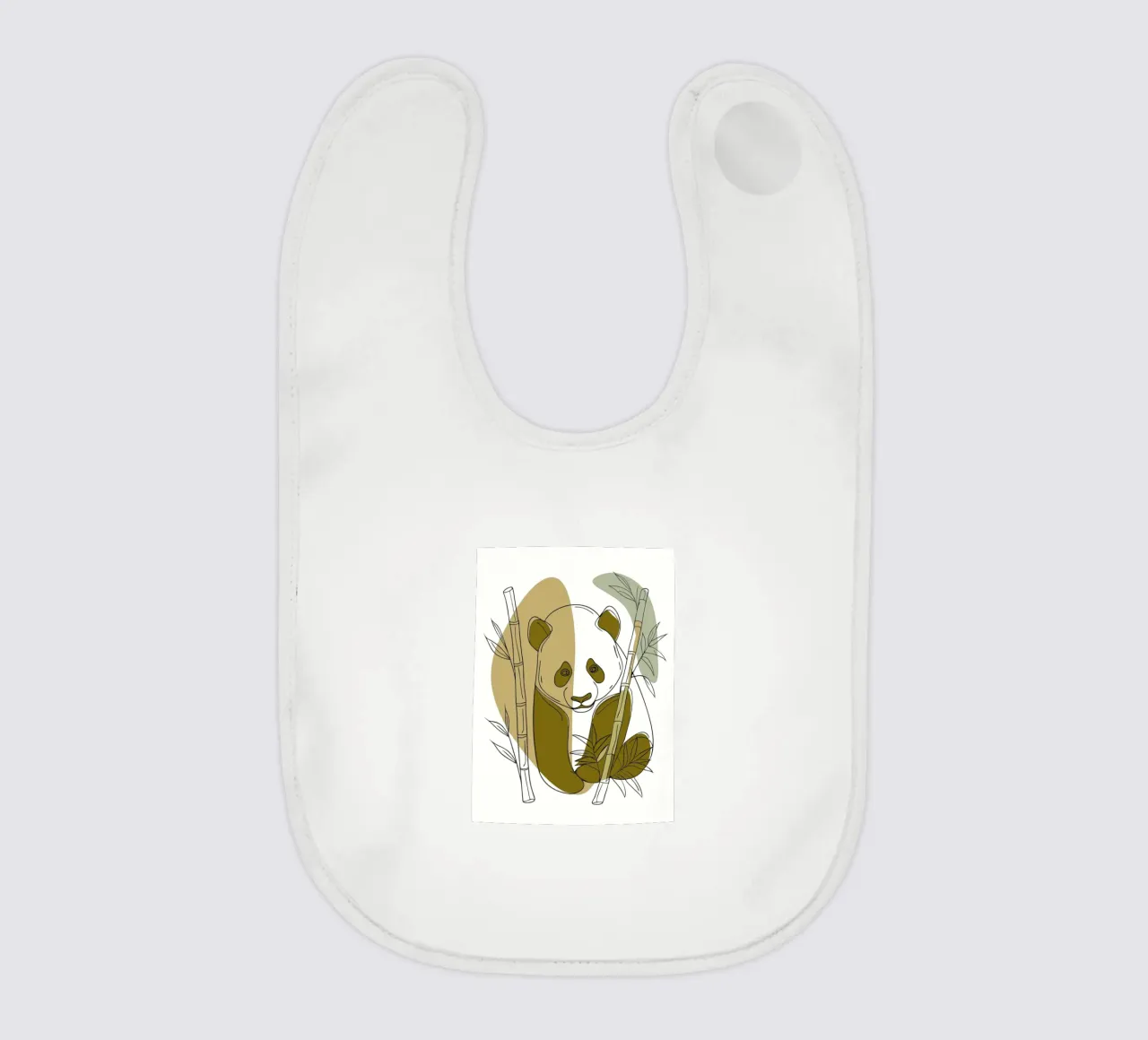 Panda e bambù bavaglino da RELAXING TOUCH