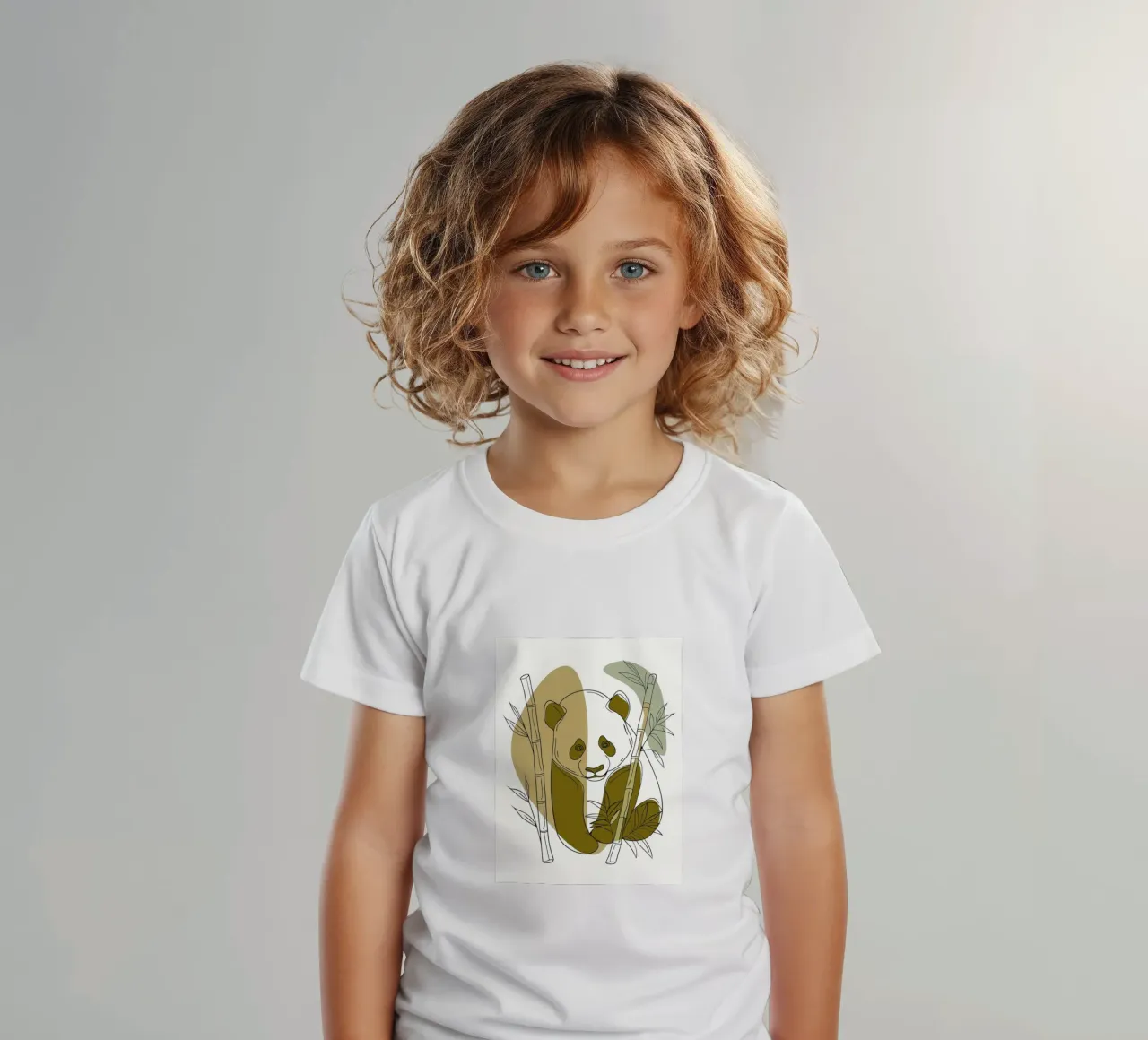 Panda e bambù t-shirt bambini da RELAXING TOUCH
