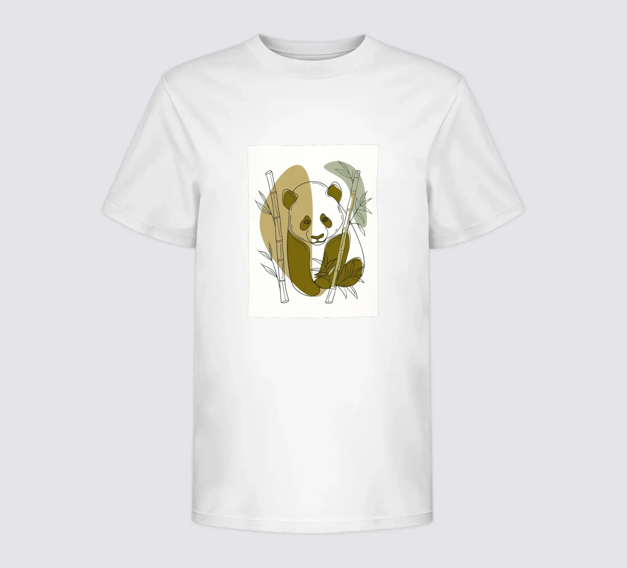 Panda e bambù t-shirt bambini da RELAXING TOUCH
