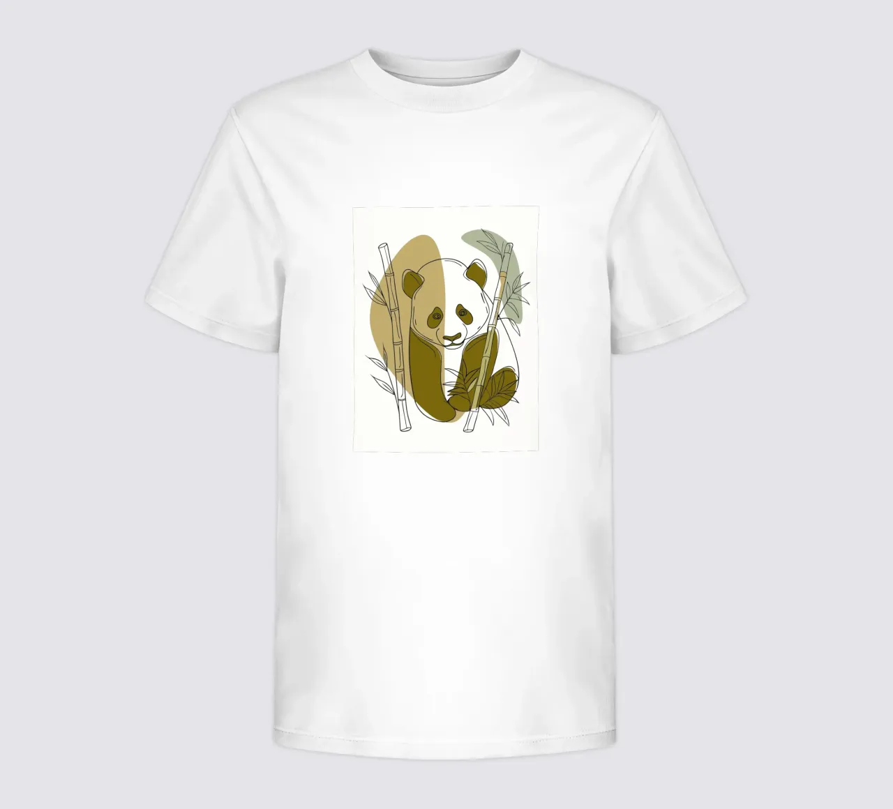 Panda e bambù t-shirt bambini da RELAXING TOUCH