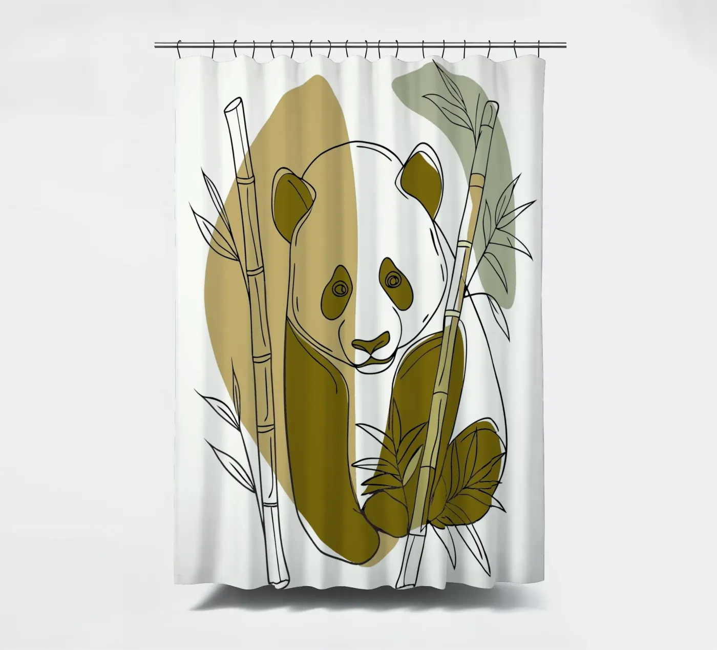 Panda and Bamboo tenda da doccia da RELAXING TOUCH