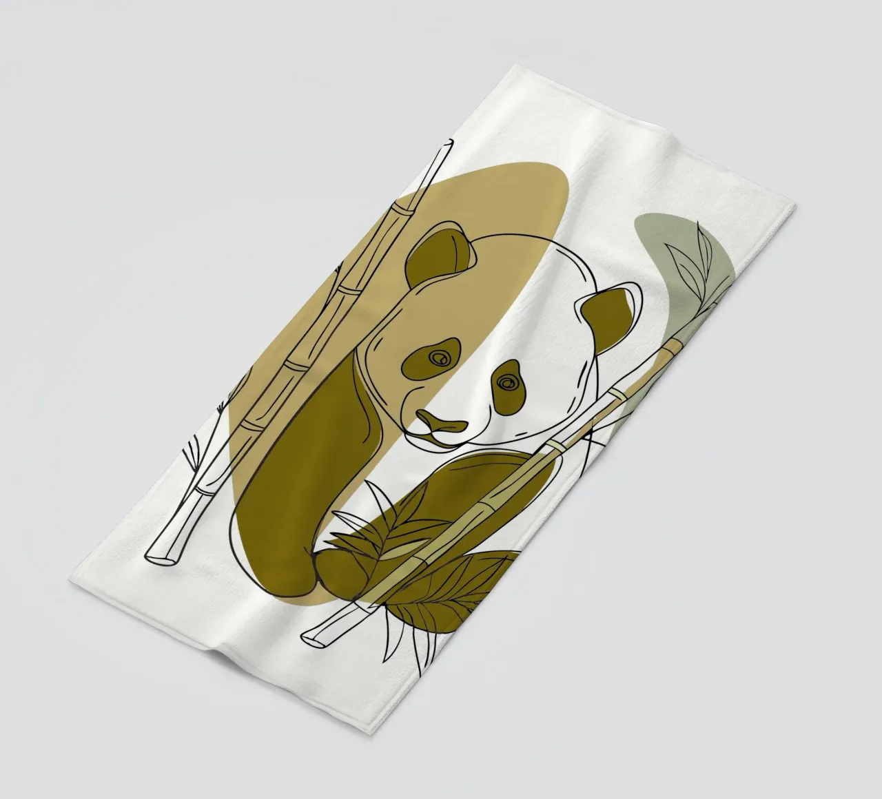 Panda e bambù telo mare da RELAXING TOUCH