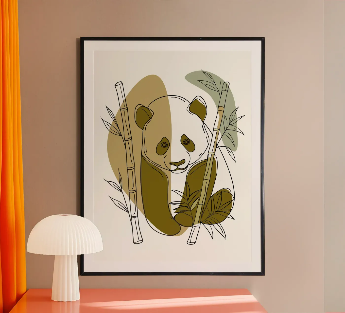 Panda e bambù carta hahnemühle da RELAXING TOUCH