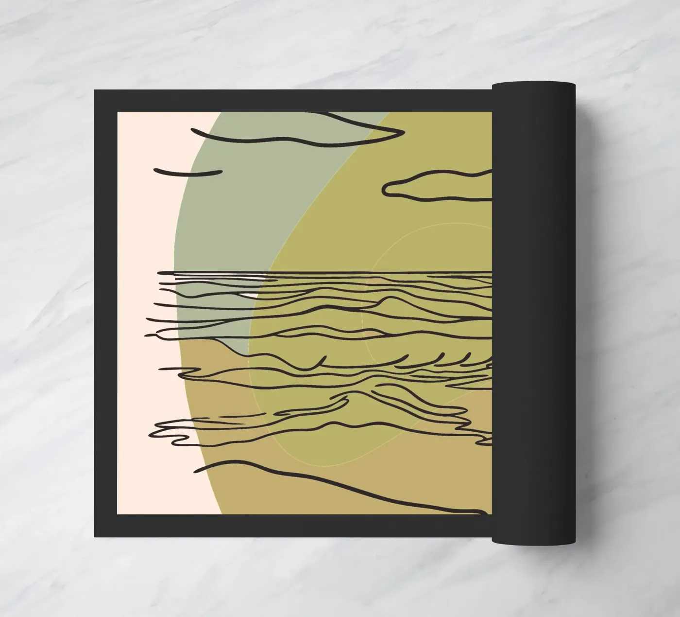 Ocean View doormat by RELAXING TOUCH