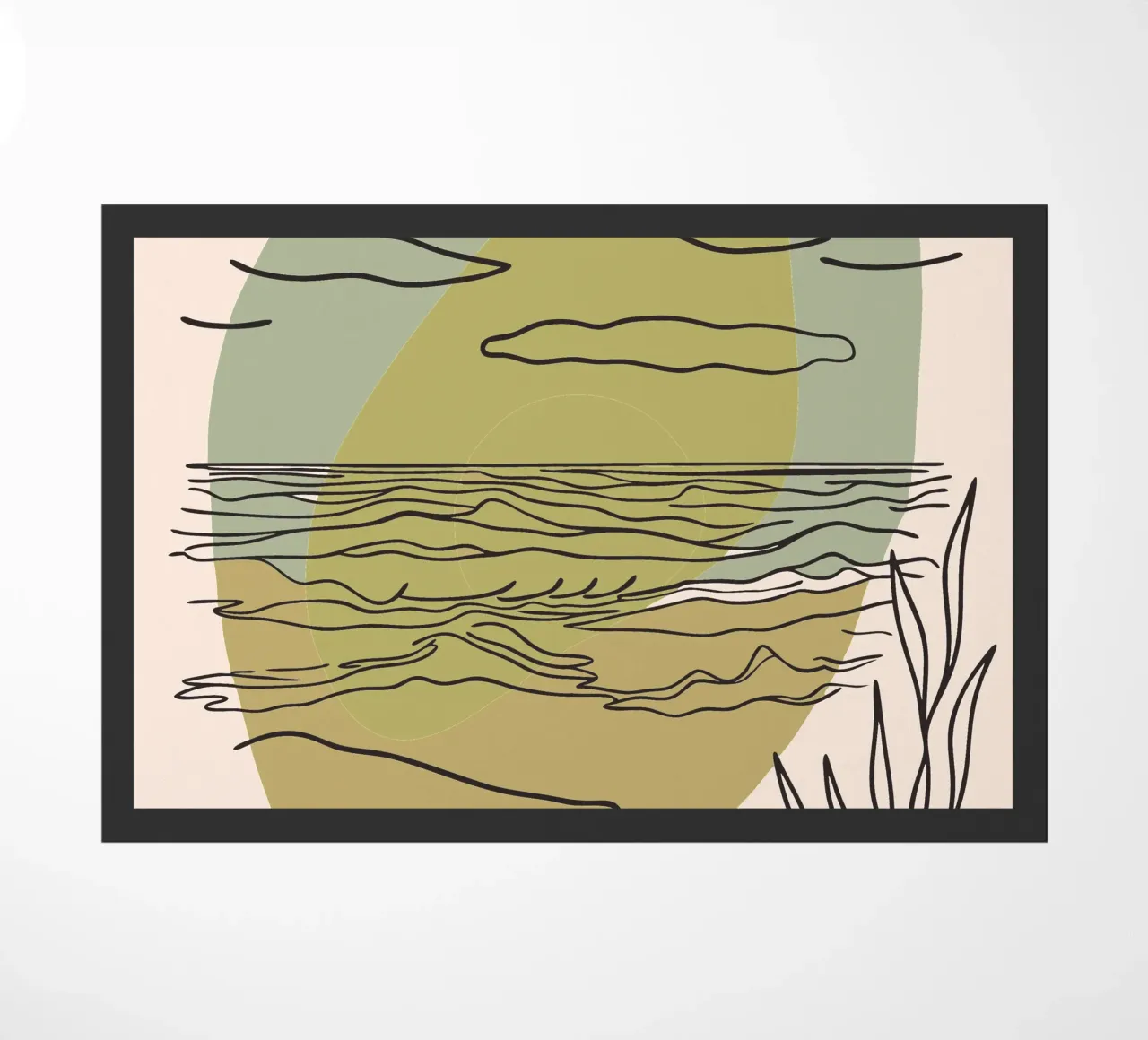 Ocean View doormat by RELAXING TOUCH