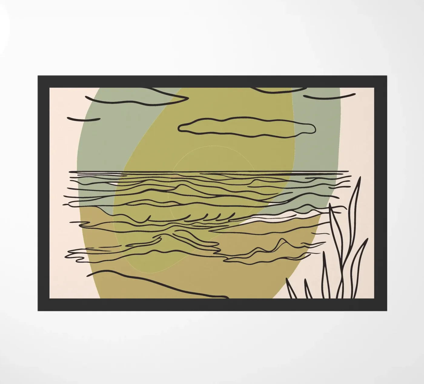 Ocean View doormat by RELAXING TOUCH