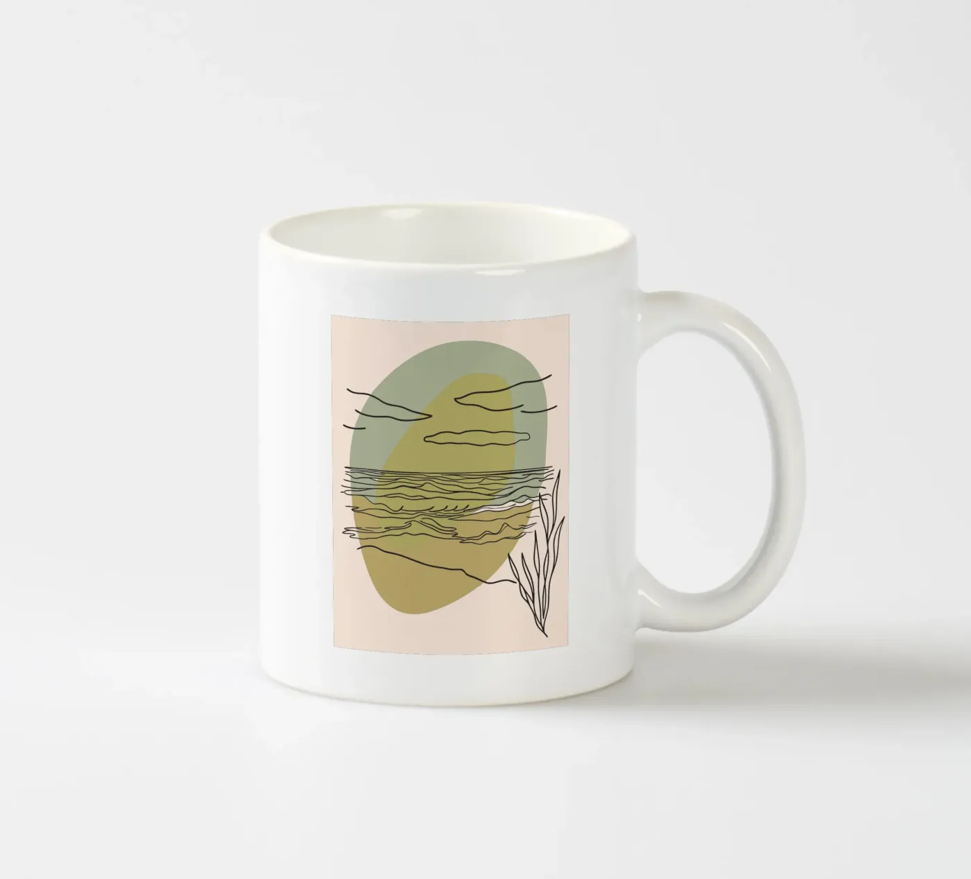 Ocean View ceramic mug by RELAXING TOUCH