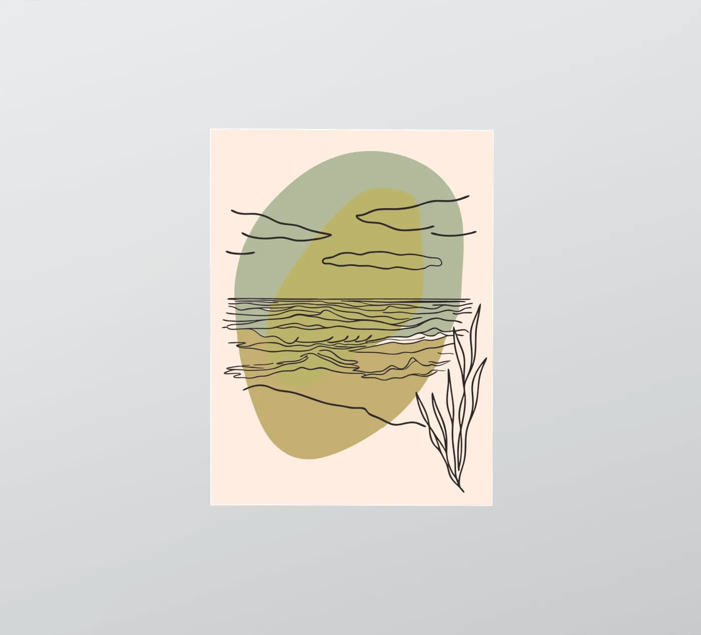 Ocean View sticker by RELAXING TOUCH