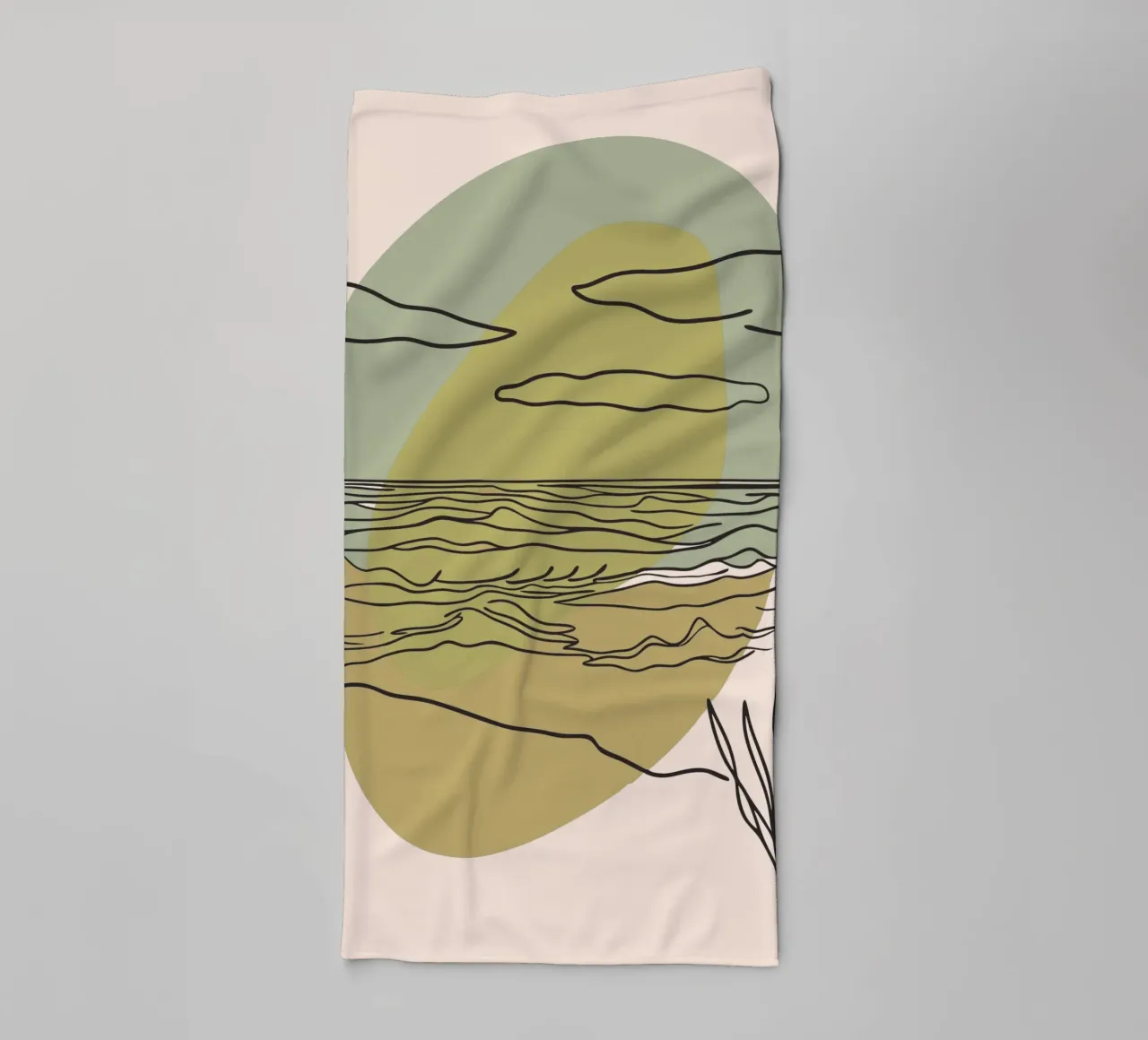 Vue sur l'océan serviette de bain de RELAXING TOUCH