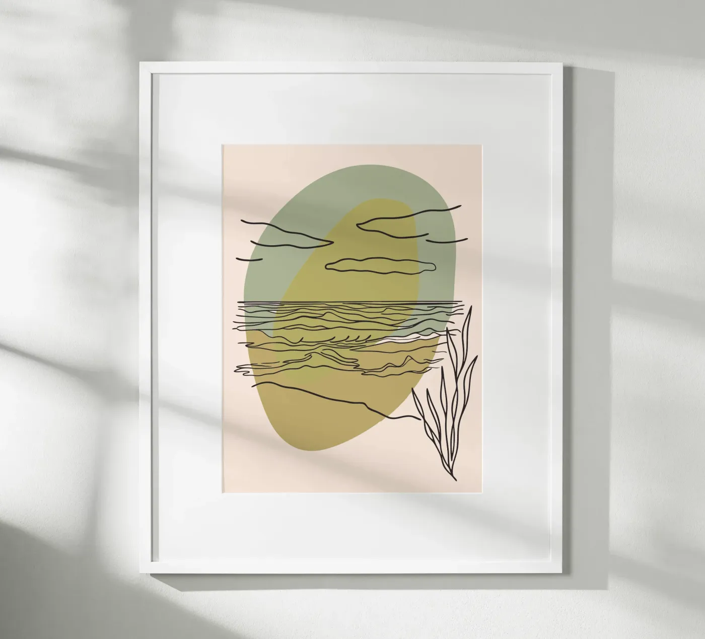 Vista sull'oceano poster da RELAXING TOUCH