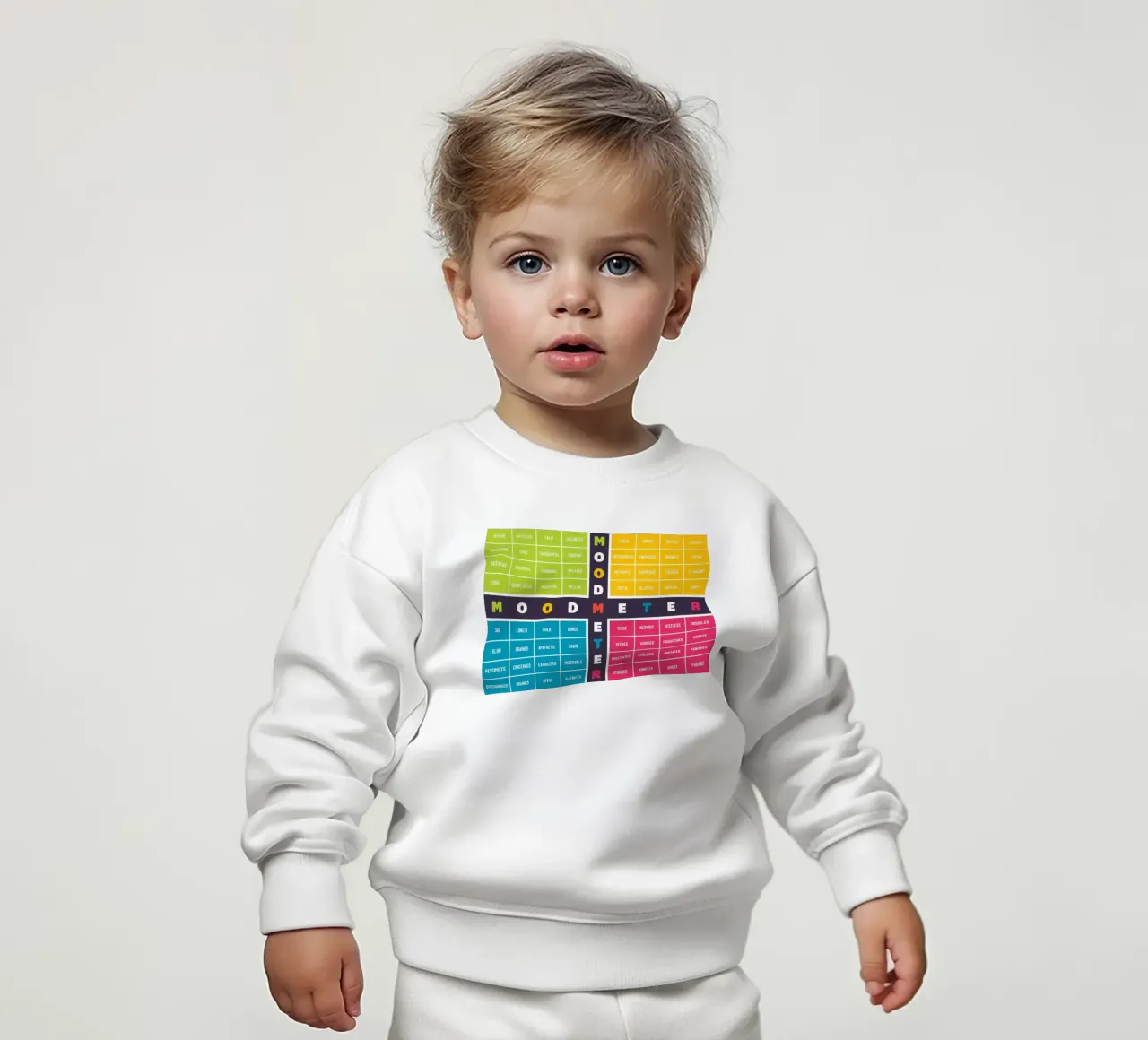Mood Meter Vintage baby sweatshirt by Monikaprint
