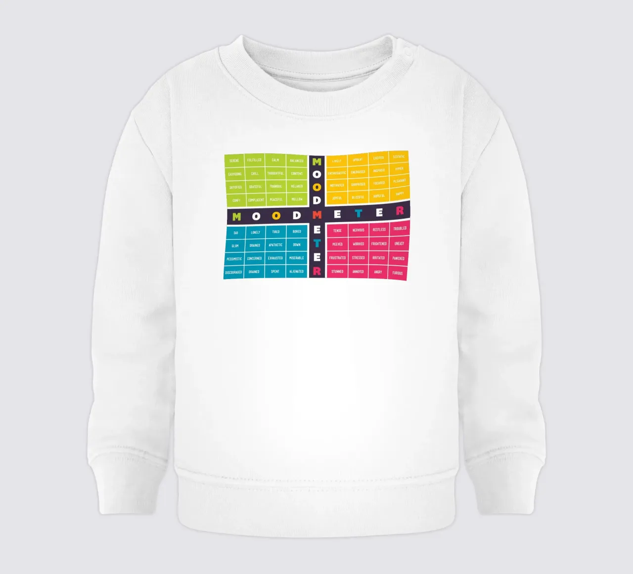 Mood Meter Vintage baby sweatshirt by Monikaprint