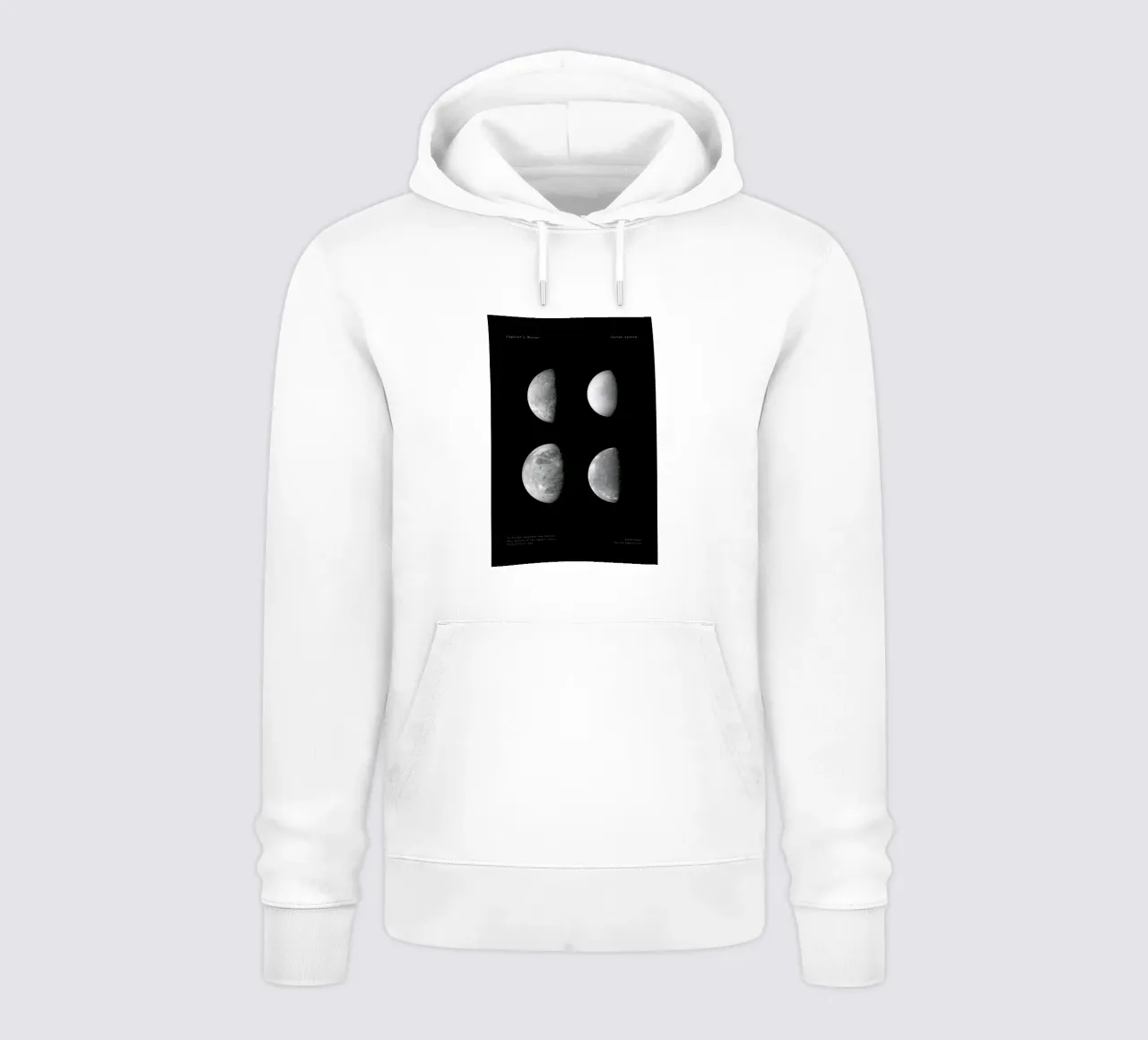 Jupiter's Moons felpa con cappuccio da Vintage by JUNIQE