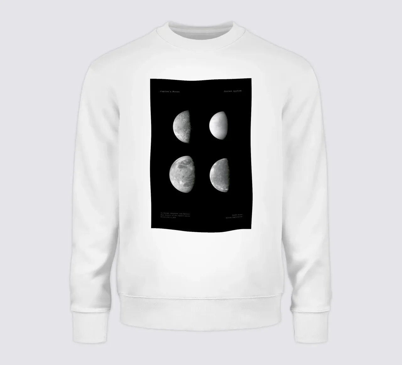 Jupiter's Moons sweatshirt by Vintage by JUNIQE
