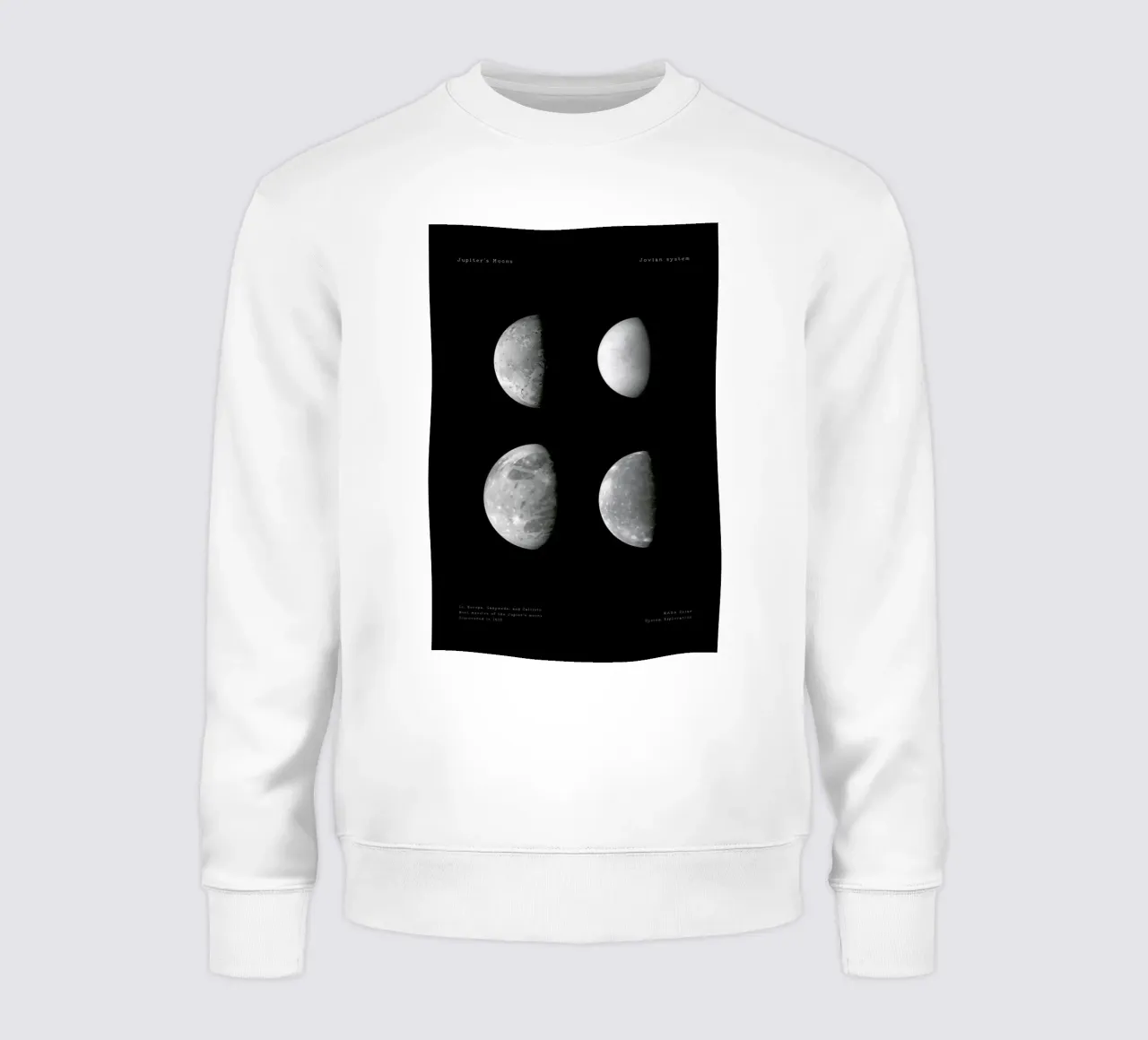 Jupiter's Moons felpa da Vintage by JUNIQE