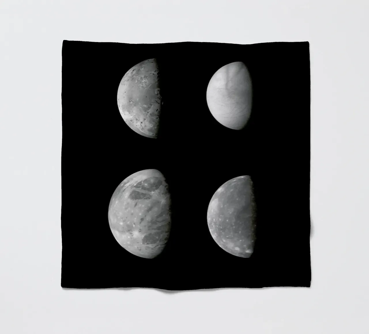 Jupiter's Moons coperta in pile da Vintage by JUNIQE