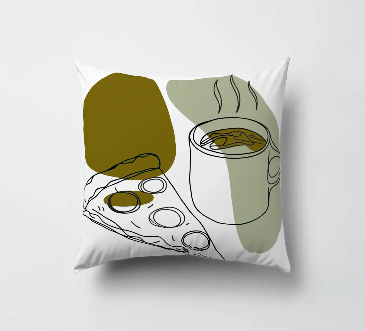 Caffè e pizza cuscino da RELAXING TOUCH