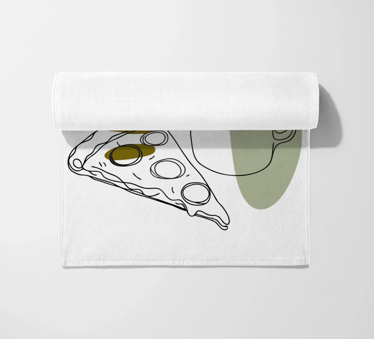 Caffè e pizza telo mare da RELAXING TOUCH