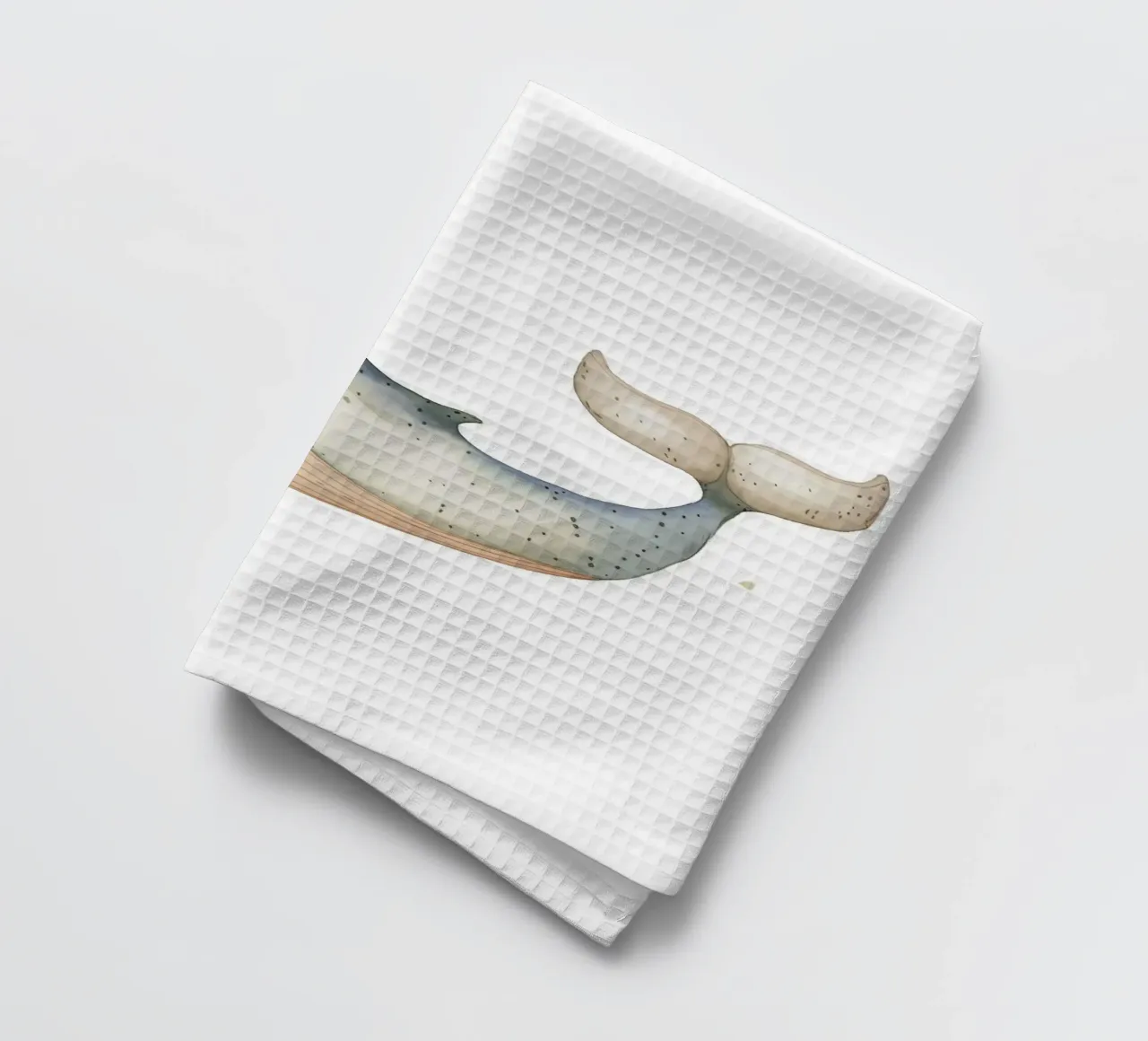 Serene Whale Aquarell drucken - Ozean Kinderzimmer Wandkunst Geschirrtuch von ClubArt