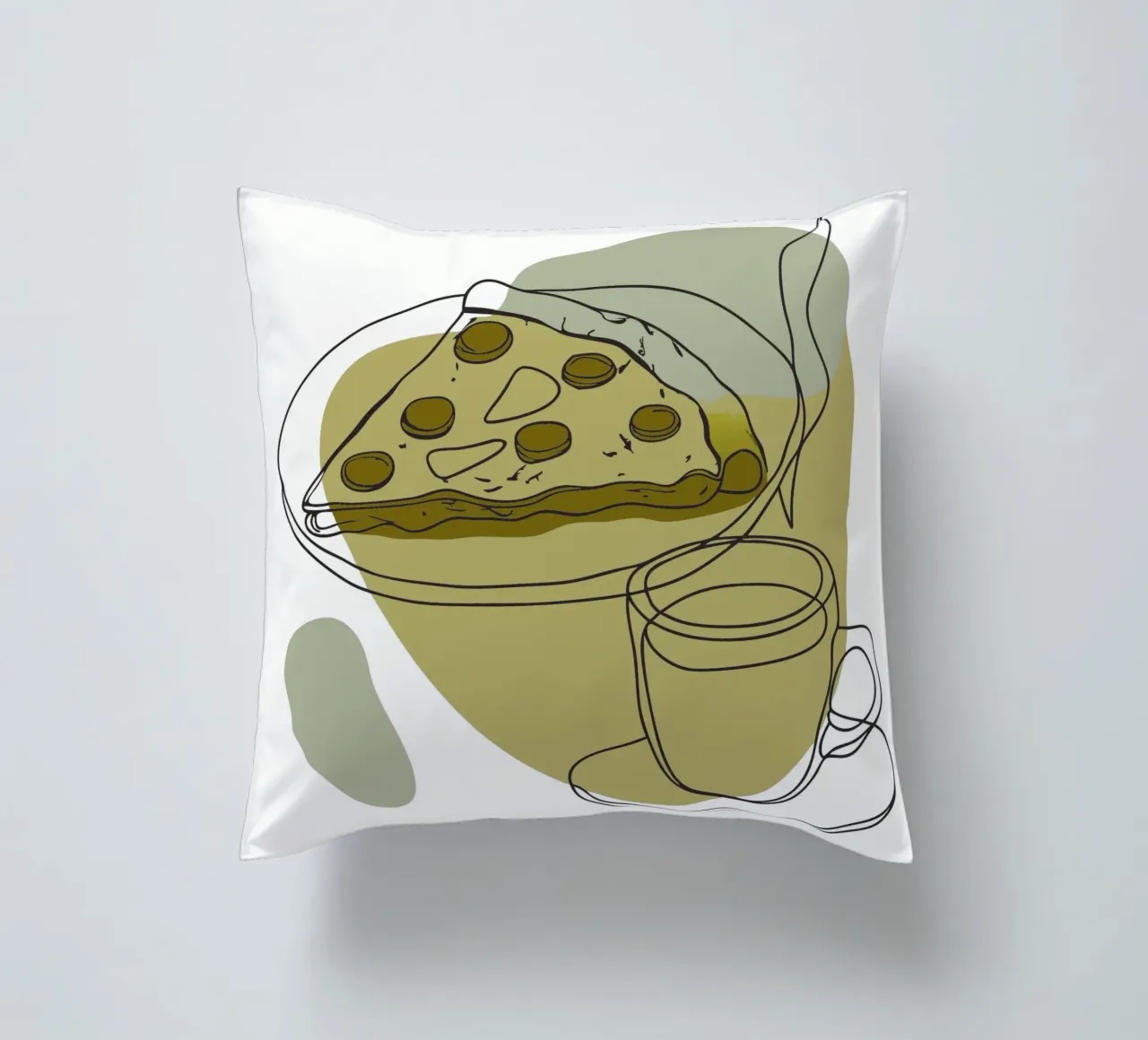 Caffè e pizza cuscino da RELAXING TOUCH