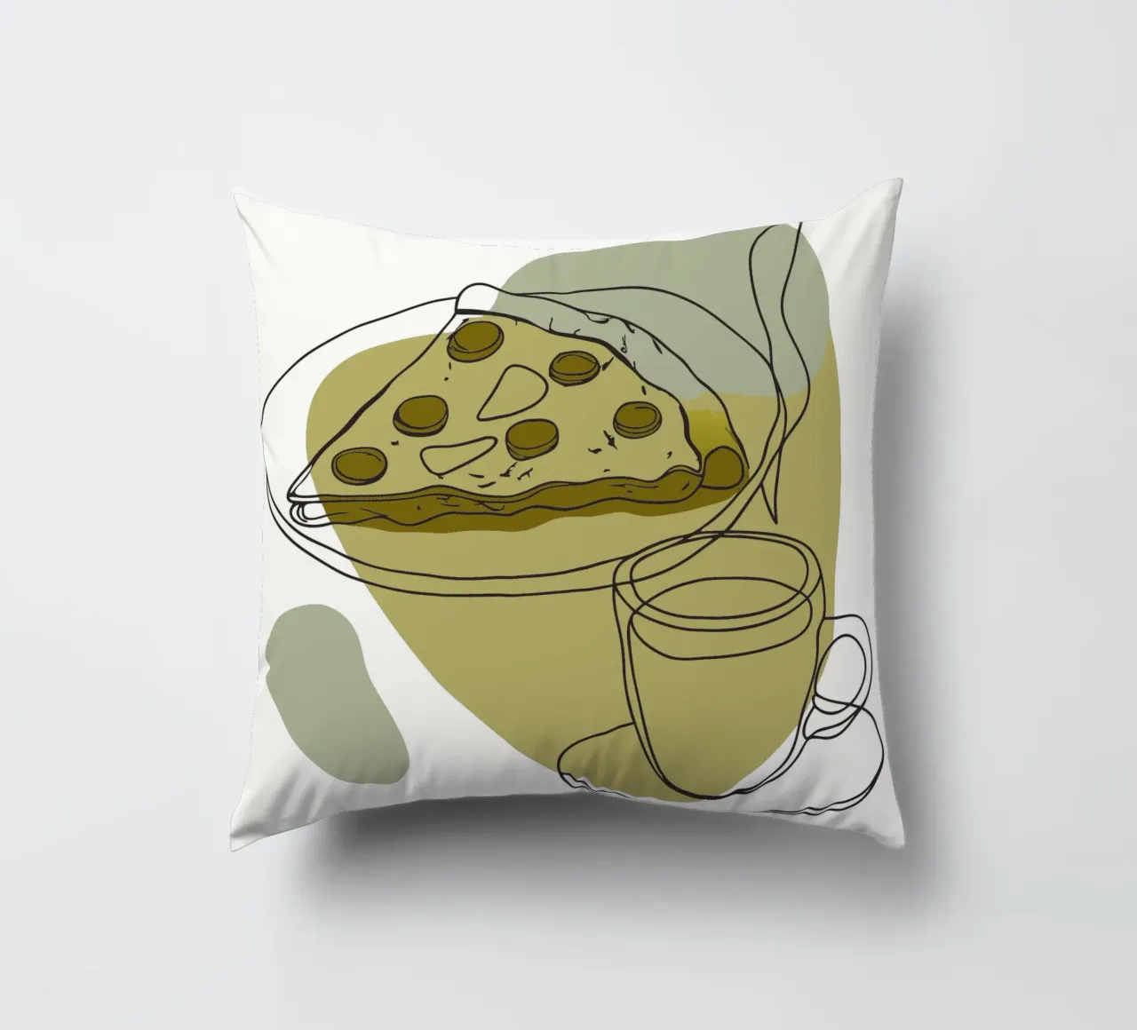 Caffè e pizza cuscino da RELAXING TOUCH