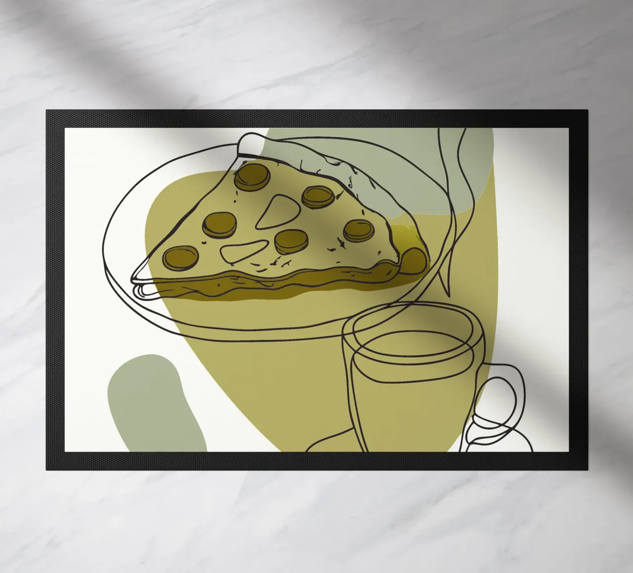 Caffè e pizza zerbino da RELAXING TOUCH