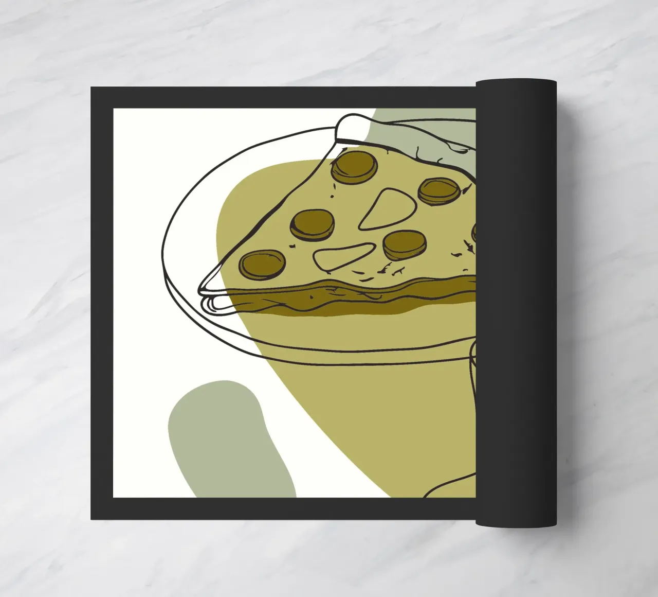 Caffè e pizza zerbino da RELAXING TOUCH