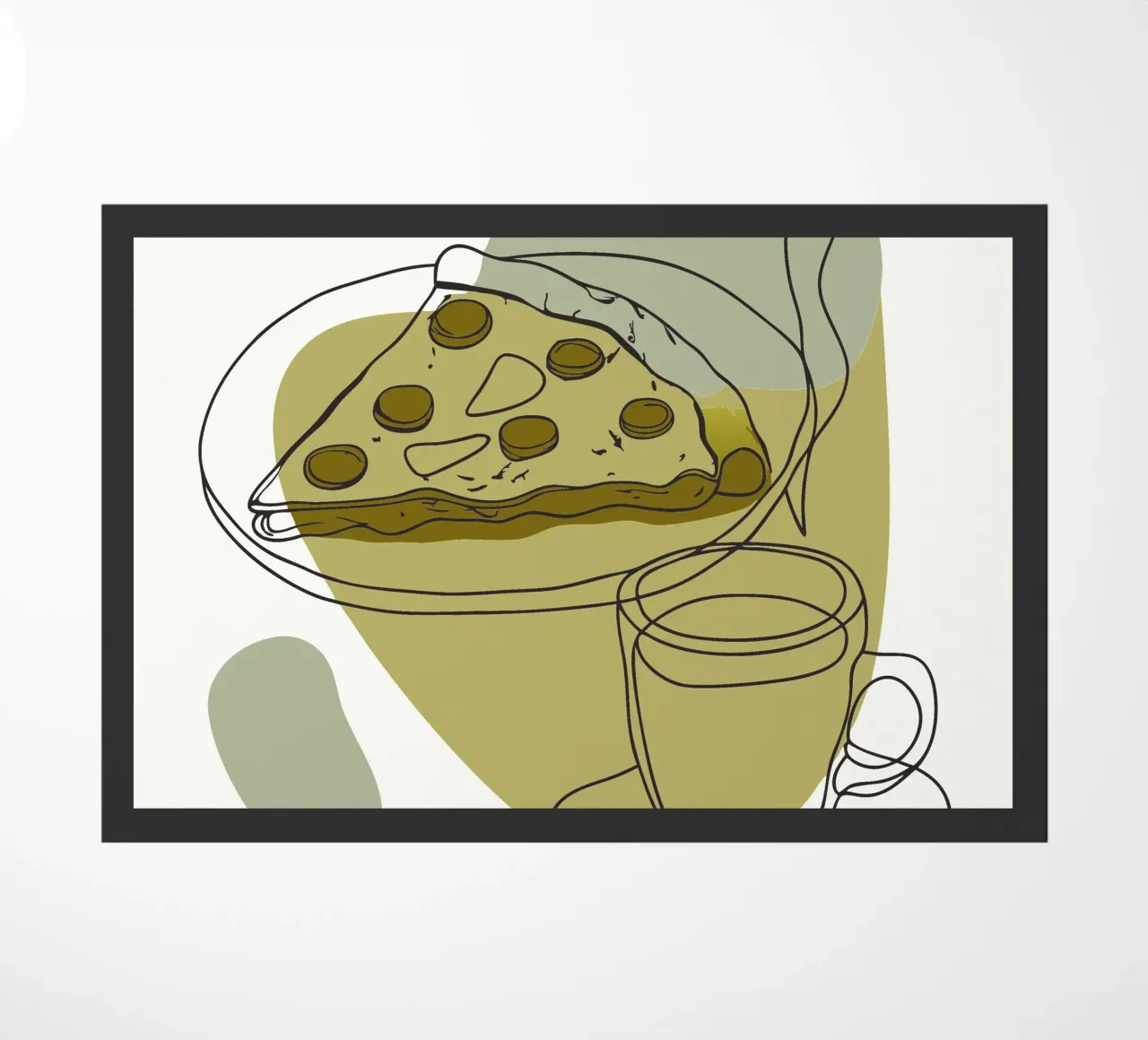 Caffè e pizza zerbino da RELAXING TOUCH