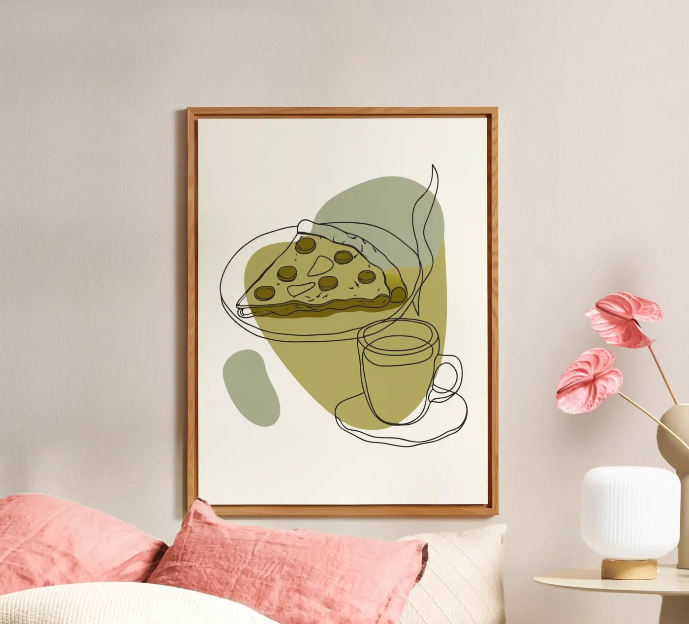 Caffè e pizza alluminio dibond da RELAXING TOUCH