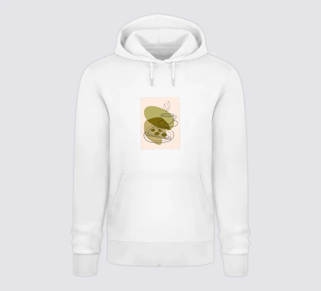 Caffè e pizza felpa con cappuccio da RELAXING TOUCH