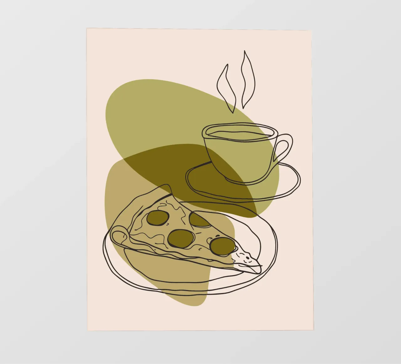 Caffè e pizza pellicola backlit da RELAXING TOUCH