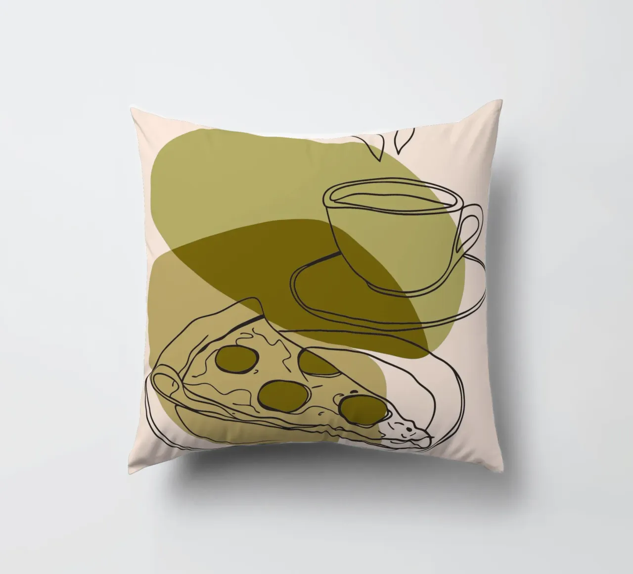 Caffè e pizza cuscino da RELAXING TOUCH