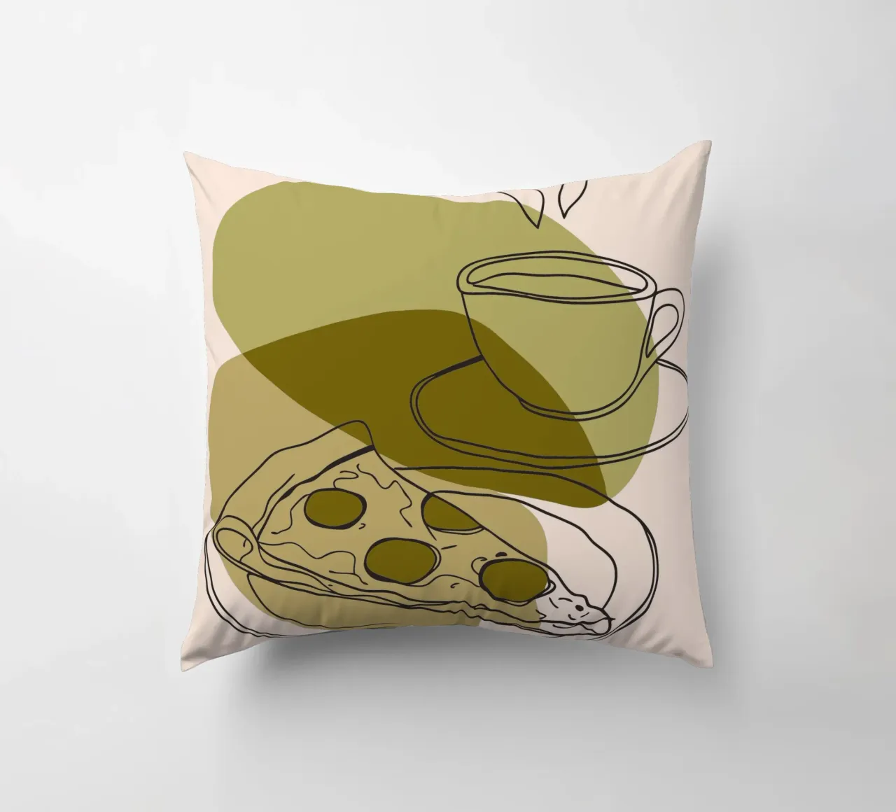 Caffè e pizza cuscino da RELAXING TOUCH