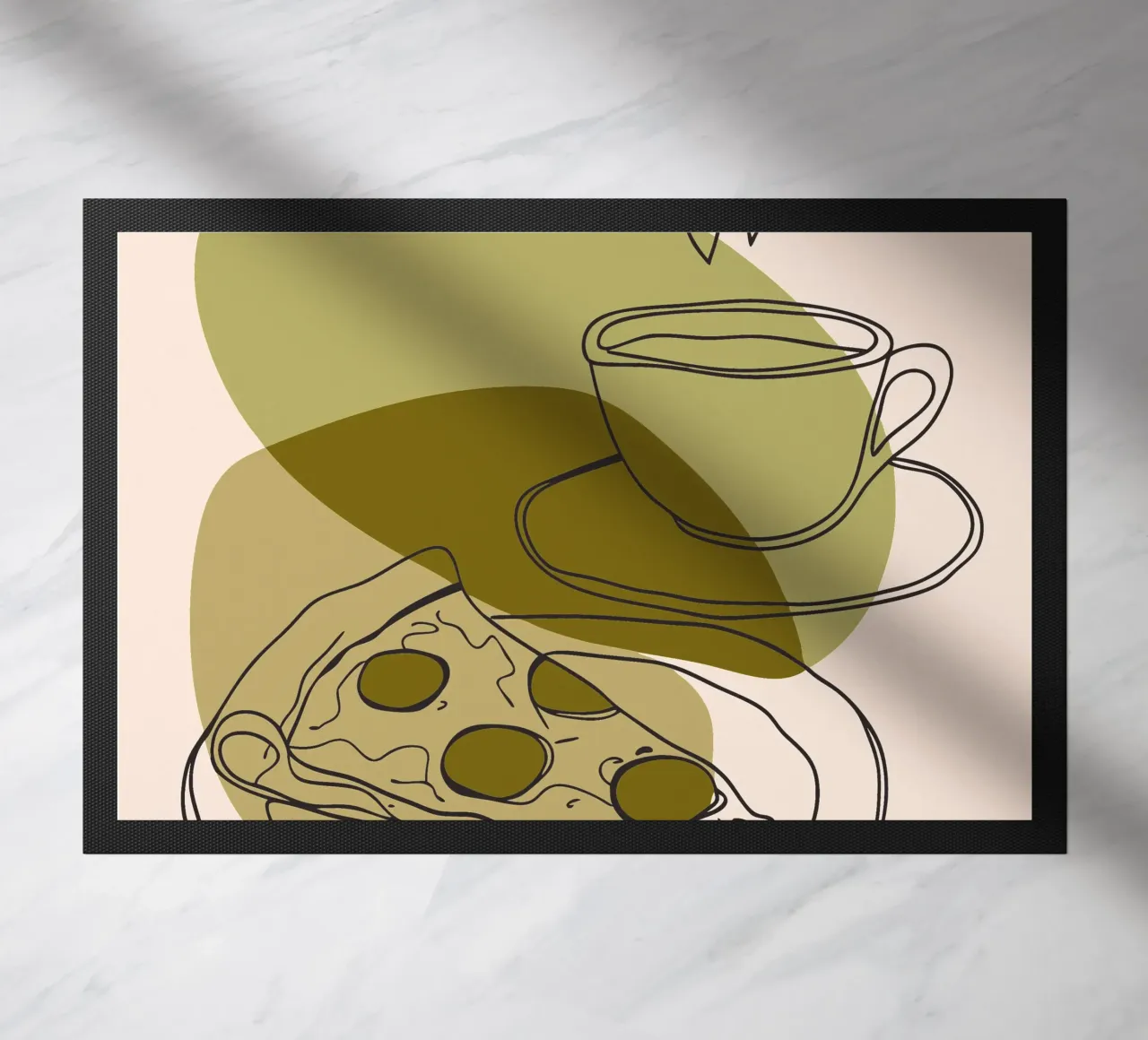 Caffè e pizza zerbino da RELAXING TOUCH