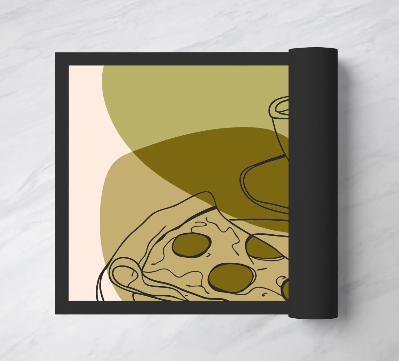 Caffè e pizza zerbino da RELAXING TOUCH