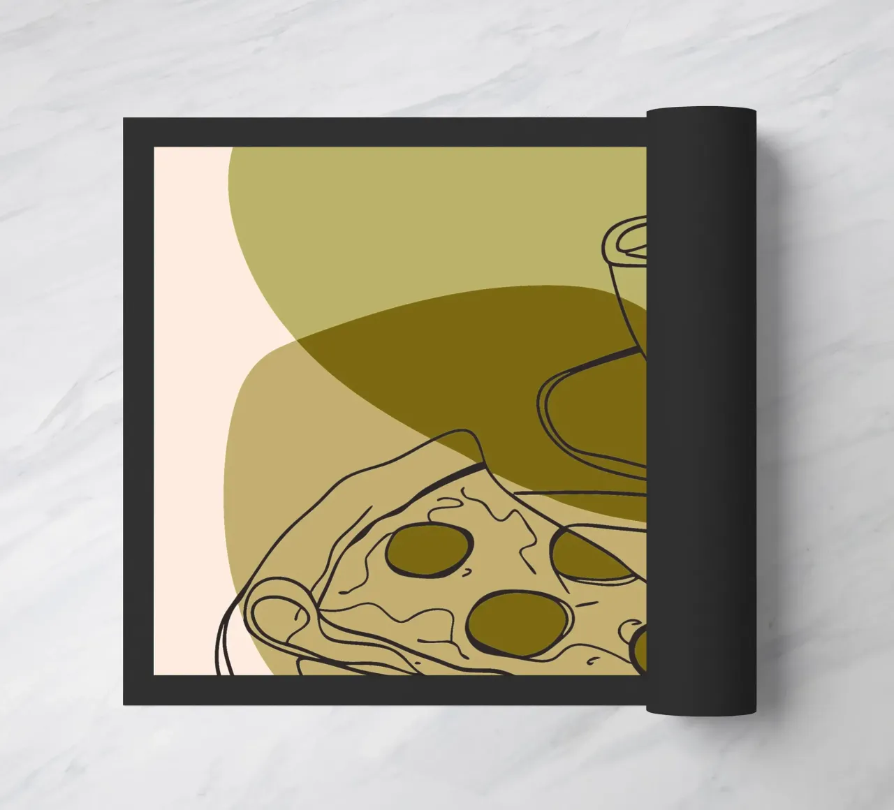 Caffè e pizza zerbino da RELAXING TOUCH