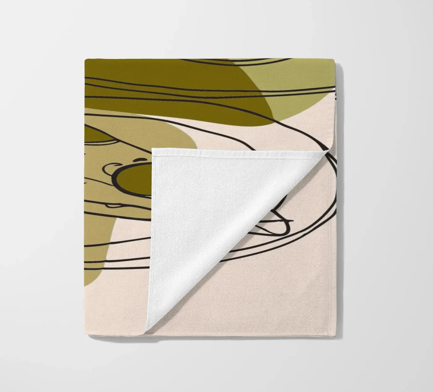 Coffee and Pizza Strandtuch von RELAXING TOUCH