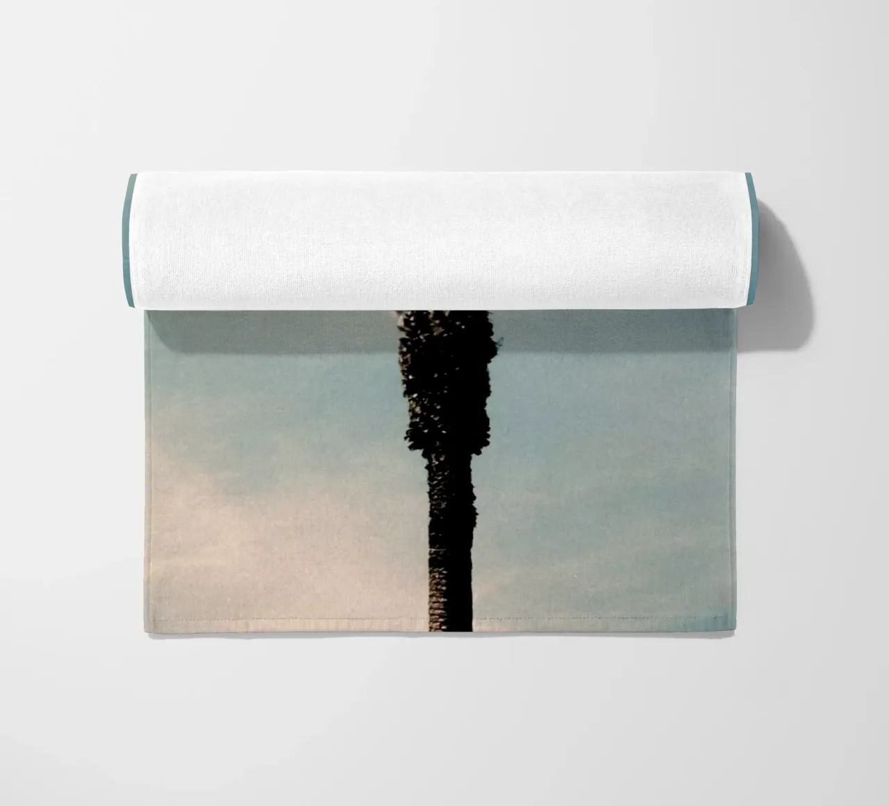 Analog Series Palm beach towel by Sebastian Hilgetag