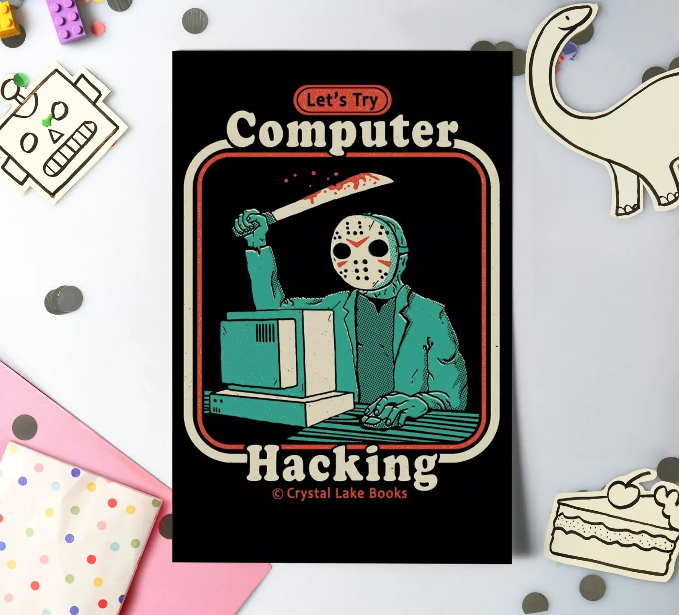 Hacking For Beginners sticker sheet by DinoMike