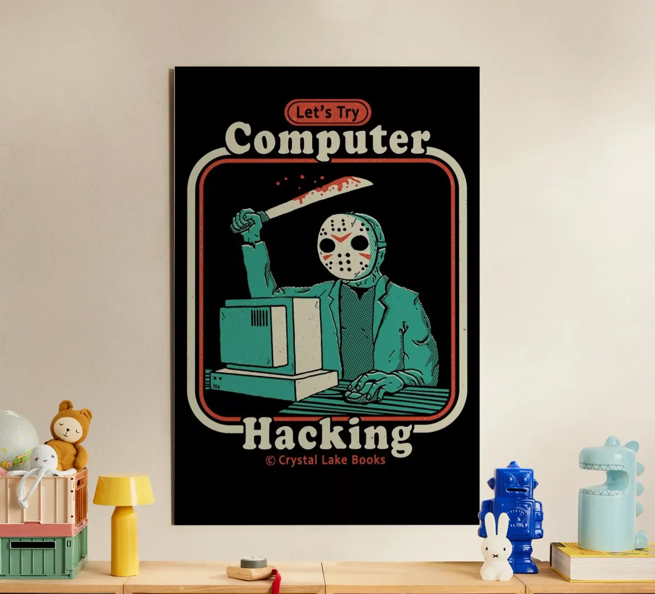 Hacking For Beginners alluminio dibond da DinoMike