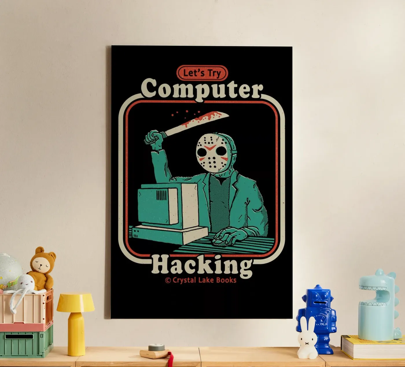 Hacking For Beginners canvas by DinoMike
