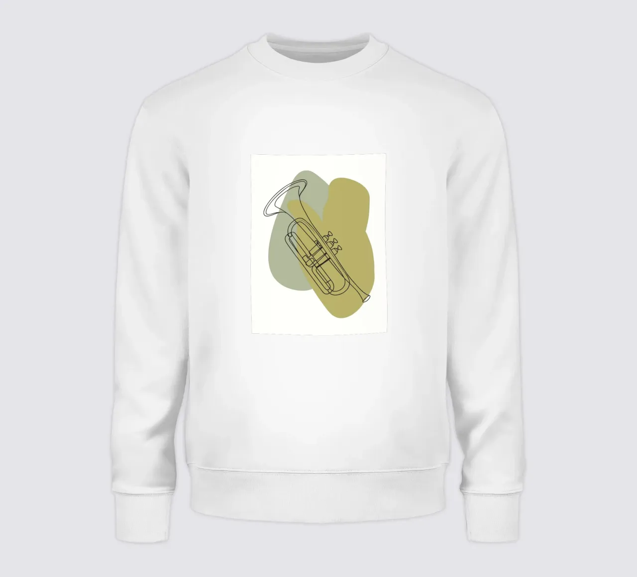 Trumpet sweatshirt by RELAXING TOUCH