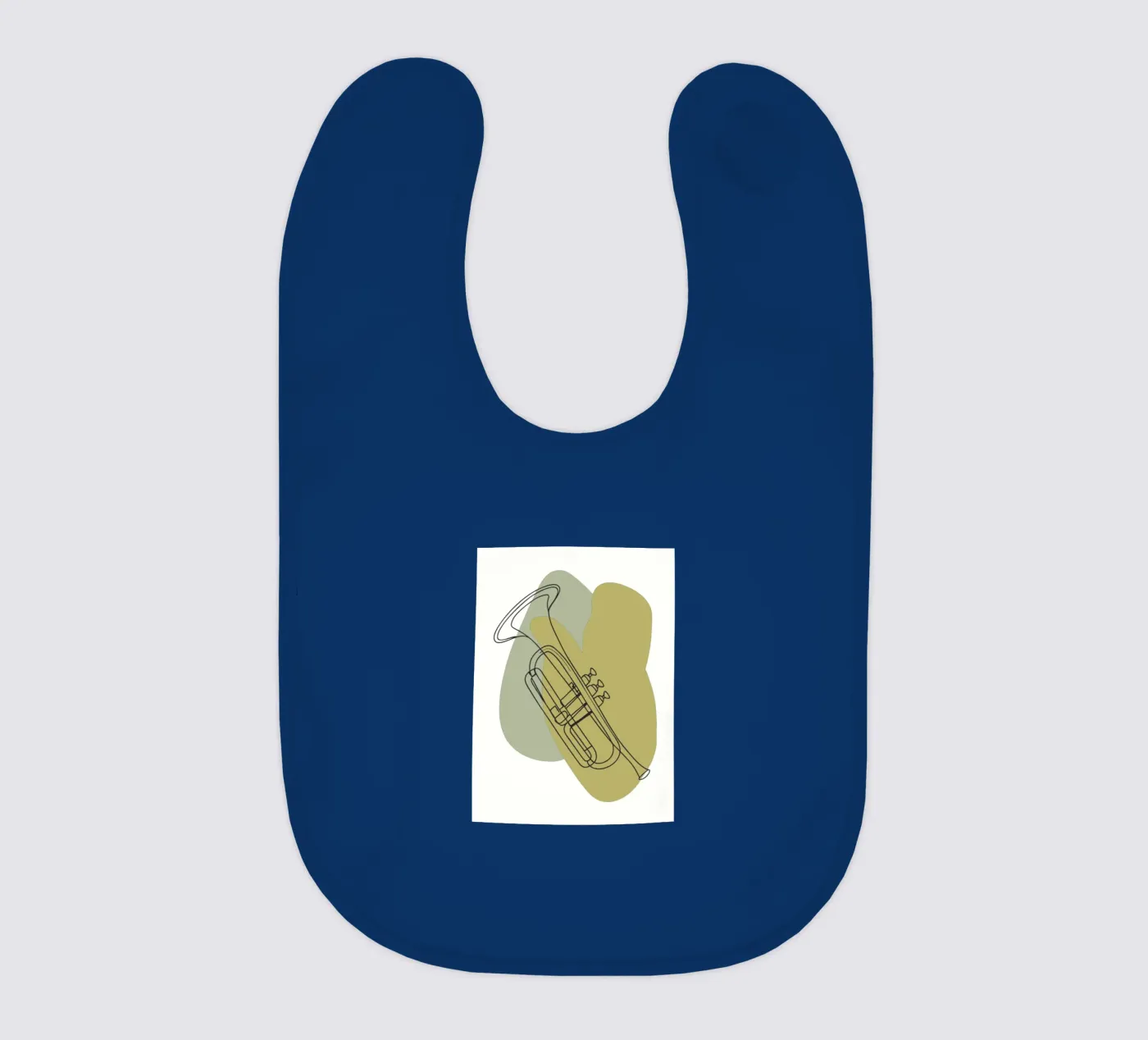 Trumpet baby bib by RELAXING TOUCH