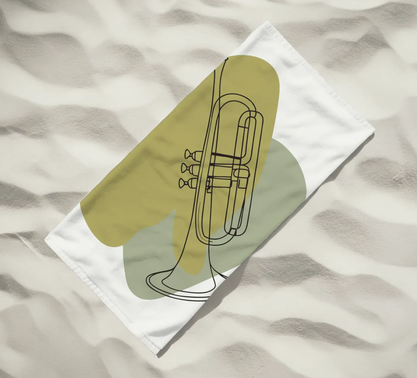 Trompette serviette de plage de RELAXING TOUCH