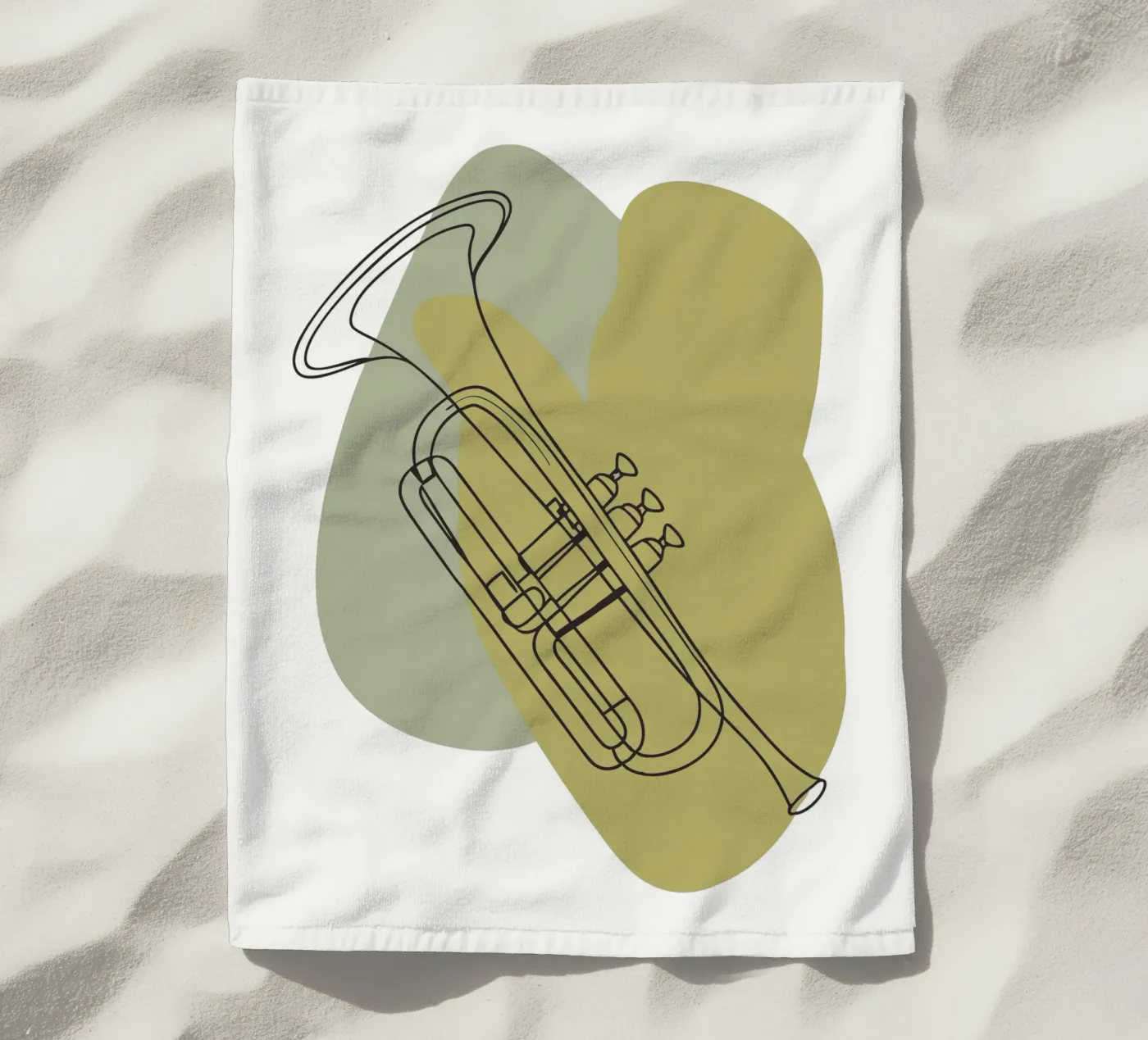 Trompette serviette de plage de RELAXING TOUCH